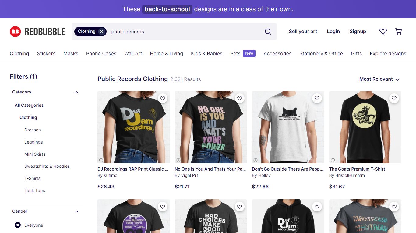 Public Records Clothing | Redbubble